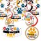 Big Dot of Happiness Happy Gotcha Day - Dog and Cat Pet Adoption Party Hanging Decor - Party Decoration Swirls - Set of 40